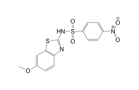 N-(6-methoxy-1,3-benzothiazol-2-yl)-4-nitrobenzenesulfonamide
