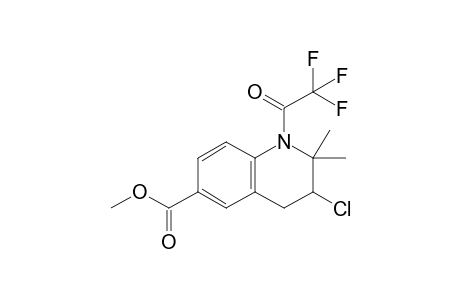 Methyl 3-Chloro-2,2-dimethyl-1-trifluoroacetyl-1,2,3,4-tetrahydroquinoline-6-carboxylate