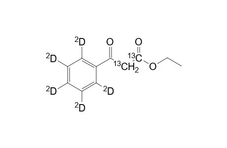 [ring-2H5,1,2-13C2]-3-Oxo-3-phenylpropionic acid ethyl ester