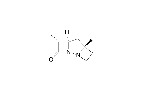 1,2-Diazatricyclo[5.2.0.02,5]nonan-3-one, 4,7-dimethyl-, (4.alpha.,5.alpha.,7.beta.)-