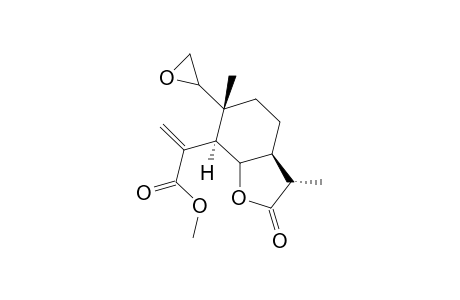 2-((3S,3aS,6R,7R)-3,6-Dimethyl-6-oxiranyl-2-oxo-octahydro-benzofuran-7-yl)-acrylic acid methyl ester