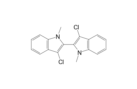 2,2'-Bi-1H-indole, 3,3'-dichloro-1,1'-dimethyl-