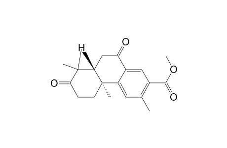 2-Phenanthrenecarboxylic acid, 4b,5,6,7,8,8a,9,10-octahydro-3,4b,8,8-tetramethyl-7,10-dioxo-, methyl ester, (4bS-trans)-