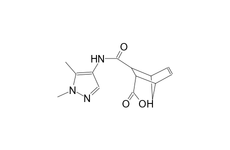 bicyclo[2.2.1]hept-5-ene-2-carboxylic acid, 3-[[(1,5-dimethyl-1H-pyrazol-4-yl)amino]carbonyl]-
