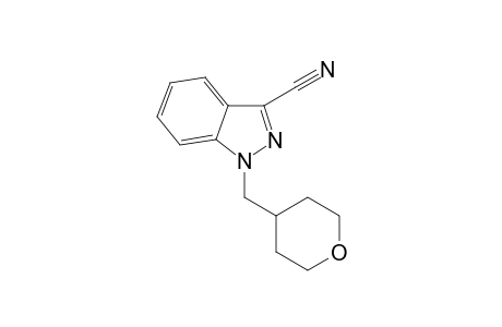 1-(Tetrahydro-2H-pyran-4-yl)methyl-1H-indazole-3-carbonitril