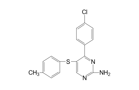 2-AMINO-4-(p-CHLOROPHENYL)-5-(p-TOLYLTHIO)PYRIMIDINE