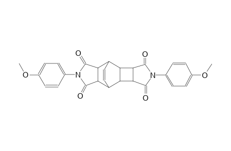 5,12-bis(4-methoxyphenyl)-5,12-diazapentacyclo[7.5.2.0~2,8~.0~3,7~.0~10,14~]hexadec-15-ene-4,6,11,13-tetrone