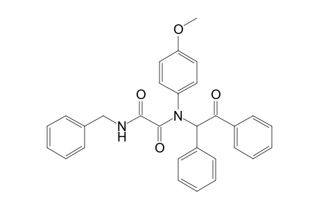 N-(p-Methoxyphenyl)-N-(.alpha.-benzoylbenzyl)-N'-benzyloxamide