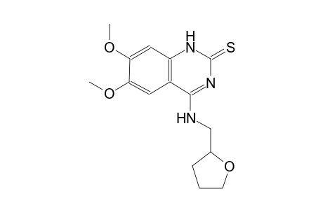 6,7-dimethoxy-4-[(tetrahydro-2-furanylmethyl)amino]-2(1H)-quinazolinethione