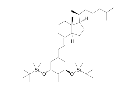 [(1R,3R)-5-[(2E)-2-[(1R,3aS,7aR)-1-[(1S)-1,5-dimethylhexyl]-7a-methyl-2,3,3a,5,6,7-hexahydro-1H-inden-4-ylidene]ethylidene]-3-[tert-butyl(dimethyl)silyl]oxy-2-methylene-cyclohexoxy]-tert-butyl-dimethyl-silane