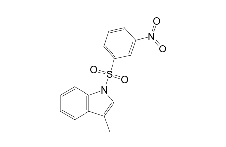 N-(3-Nitrobenzene)sulfonyl-3-methylindole