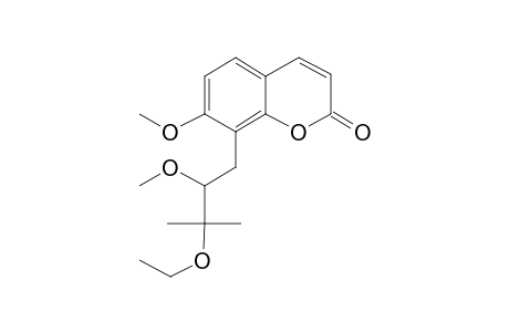 8-(3-Ethoxy-2-methoxy-3-methylbutyl)-7-methoxy-2H-chromen-2-one