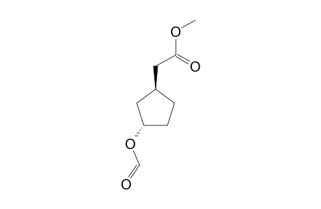Methyl trans-3-formyloxycyclopentaneacetate