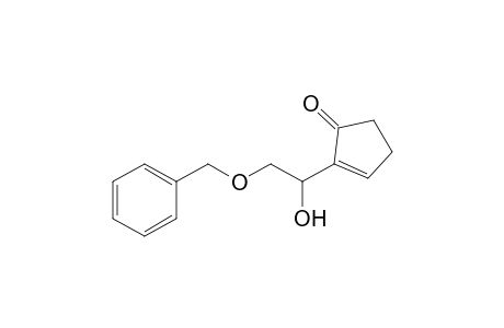 2-[2'-(Benzyloxy)-1'-hydroxyethyl]-cyclopent-2-en-1-one
