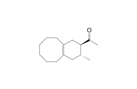 (r-10,t-11)-1-{11-Methylbicyclo[6.4.0]dodec-1(8)-en-10-yl}ethan-1-one