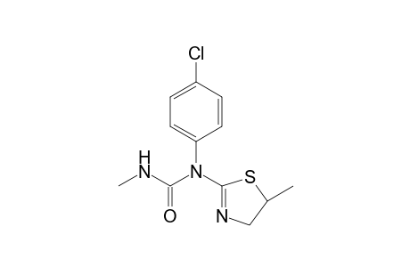 1-(4-Chlorophenyl)-3-methyl-1-(5-methyl-4,5-dihydro-1,3-thiazol-2-yl)urea