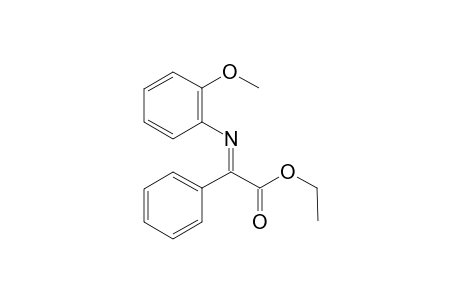 Ethyl-2-((2-methoxyphenyl)imino)-2-phenylacetate