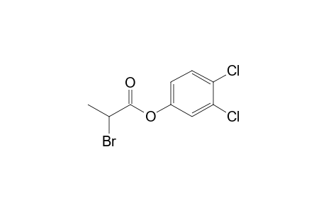 2-Bromopropionic acid, 3,4-dichlorophenyl ester