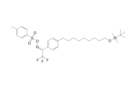 [[9-[4-[1-[[p-Toluenesulfonyl)oxy]imino]-2,2,2-trifluoroethyl]phenyl]nonyl]oxy]-tert-butyldimethylsilane