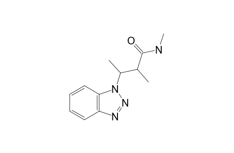 3-(benzotriazol-1-yl)-N,2-dimethyl-butyramide