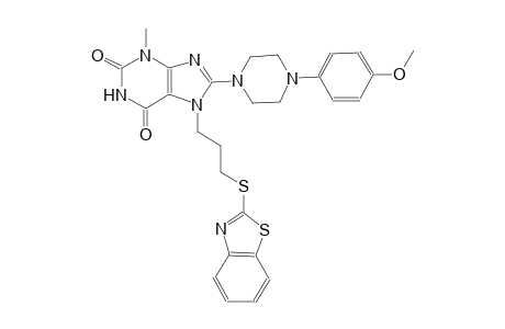 7-[3-(1,3-benzothiazol-2-ylsulfanyl)propyl]-8-[4-(4-methoxyphenyl)-1-piperazinyl]-3-methyl-3,7-dihydro-1H-purine-2,6-dione