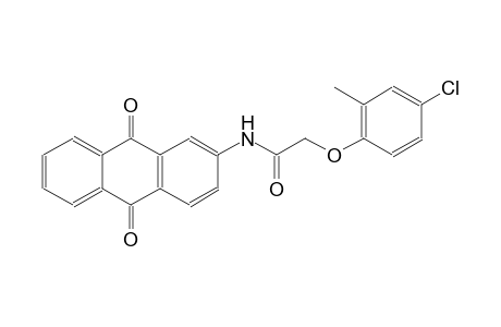 acetamide, 2-(4-chloro-2-methylphenoxy)-N-(9,10-dihydro-9,10-dioxo-2-anthracenyl)-