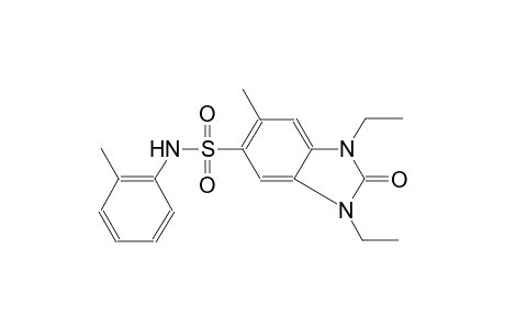 1,3-diethyl-6-methyl-N-(2-methylphenyl)-2-oxo-2,3-dihydro-1H-benzimidazole-5-sulfonamide