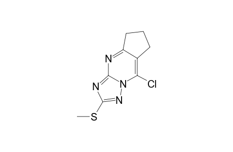 5-CHLORO-2-METHYLTHIO-CYCLOPENTA-[D]-[1,2,4]-TRIAZOLO-[1,5-A]-PYRIMIDINE