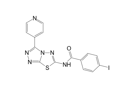 4-iodo-N-(3-(pyridin-4-yl)-[1,2,4]triazolo[3,4-b][1,3,4]thiadiazol-6-yl)benzamide
