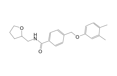 4-[(3,4-dimethylphenoxy)methyl]-N-(tetrahydro-2-furanylmethyl)benzamide