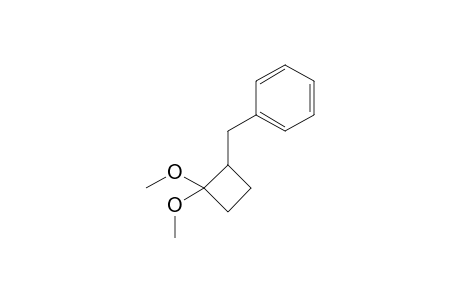 1,1-Dimethoxy-2-benzylcyclobutane