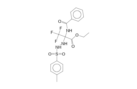 2-Benzamido-3,3,3-trifluoro-2-(N'-tosylhydrazino)propionic acid ethyl ester