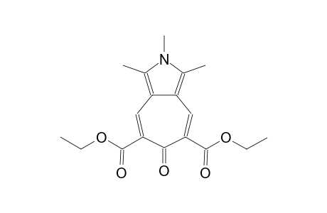 cyclohepta[c]pyrrole-5,7-dicarboxylic acid, 2,6-dihydro-1,2,3-trimethyl-6-oxo-, diethyl ester