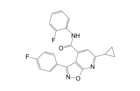 isoxazolo[5,4-b]pyridine-4-carboxamide, 6-cyclopropyl-N-(2-fluorophenyl)-3-(4-fluorophenyl)-