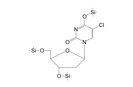 5-Chloranyl-4-trimethylsilyloxy-1-[4-trimethylsilyloxy-5-(trimethylsilyloxymethyl)oxolan-2-yl]pyrimidin-2-one