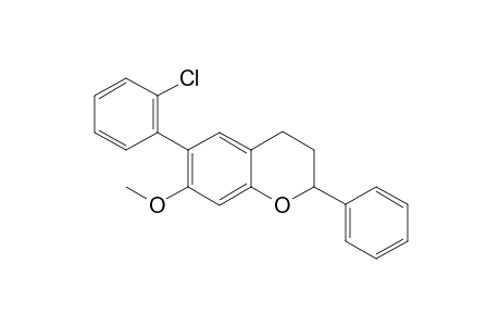 6-(2-Chlorophenyl)-7-methoxy-2-phenylchroman