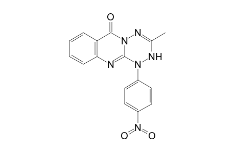 1-(4'-Nitrophenyl)-3-methyl-6H-[1,2,4,5]tetrazino[3,2-b]quinazolin-6-one