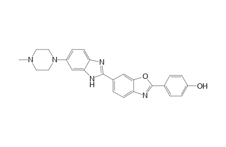 6-[6'-(4"-Methyl-1"-piperazinyl)benzimidazol-2'-yl]-2-(p-hydroxyphenyl)benzoxazole