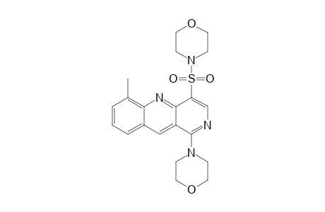 4-[6-METHYL-1-(4-MORPHOLINO)-BENZO-[B]-[1,6]-NAPHTHYRIDINE-4-SULFONYL]-MORPHOLINE