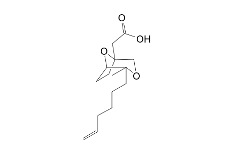 (1RS,4SR,5RS)-4-(5-hexenyl)-4-methyl-3,8-dioxabicyclo[3.2.1]octane-1-ethanoic acid