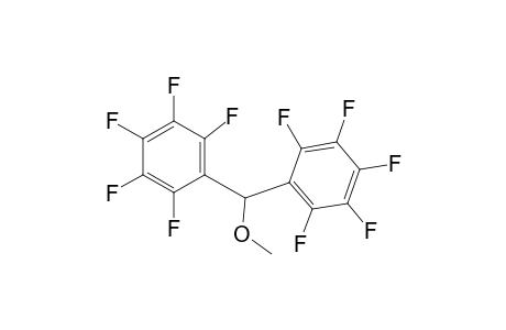1,2,3,4,5-pentafluoro-6-[methoxy-(2,3,4,5,6-pentafluorophenyl)methyl]benzene