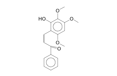 (2E)-1-PHENYL-3-(2-HYDROXY-3,4,6-TRIMETHOXYPHENYL)PROP-2-ENONE(TEPANONE)