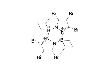 4H,4H,8H,8H-7a,8a-Diaza-3a,4a-diazonia-4,8-diborata-s-indacene, 1,2,3,5,6,7-hexabromo-4,4,8,8-tetraethyl-