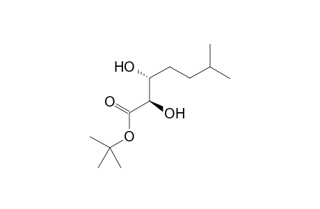 (2R,3R)-tert-butyl 2,3-dihydroxy-6-methylheptanoate