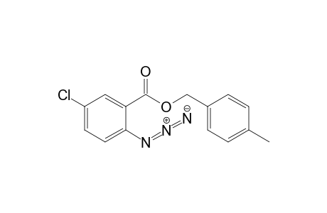 (4-methylphenyl)methyl 2-azido-5-chloranyl-benzoate
