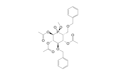 1,2,4-TRI-O-ACETYL-3,6-DI-O-BENZYL5-DEOXY-5-(S)-METHOXYPHOSPHINYL-ALPHA-L-IDOPYRANOSE