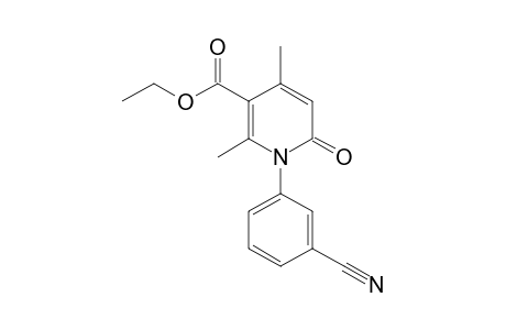 N-(3'-cynophenyl)-5-carbethoxy-4,6-dimethyl-1,2-dihydropyrid-2-one