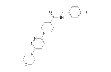 4-piperidinecarboxamide, N-[(4-fluorophenyl)methyl]-1-[6-(4-morpholinyl)-3-pyridazinyl]-