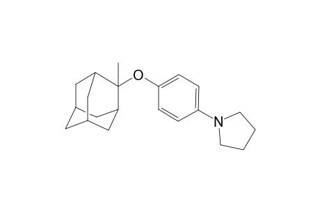 1-{p-[(2-methyl-2-adamantyl)oxy]phenyl}pyrrolidine