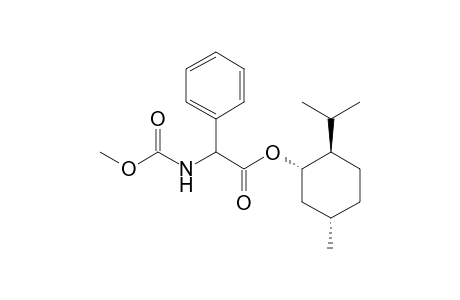 (1S,3S,4R)-3-Menthyl 2-methoxycarbonylamino-2-phenylacetate